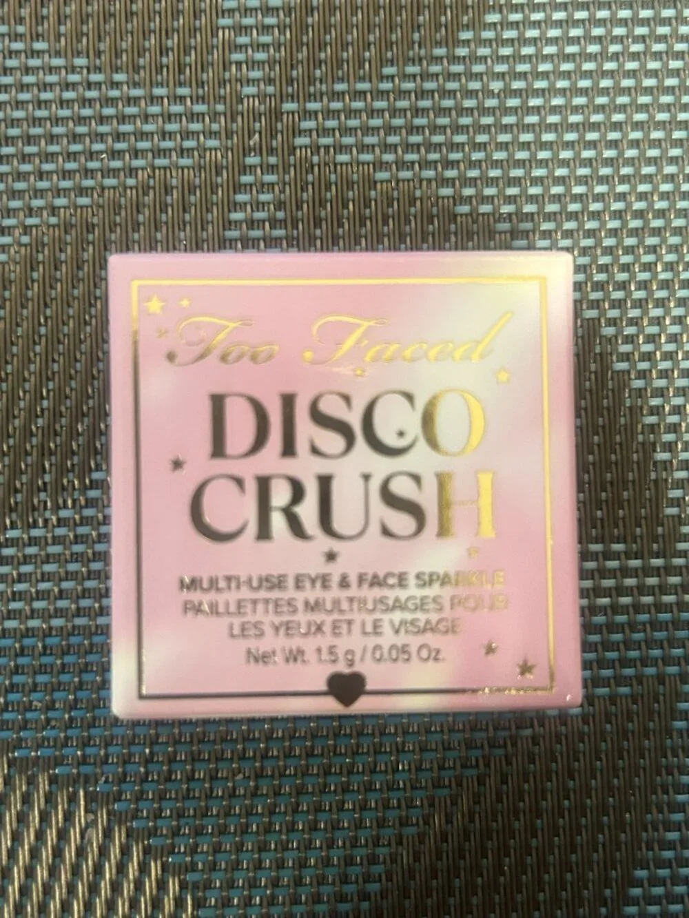 Too Faced Disco Crush High Shine Glitter Eye + Face Sparkle Hypnotic 0.05 Oz